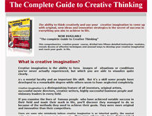 Tablet Screenshot of creativemindpowers.com